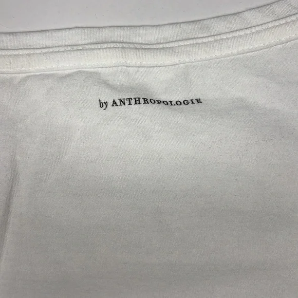 ☮️ ANTHROPOLOGIE Peace Short Sleeve Tee ☮️ - Picture 2 of 5